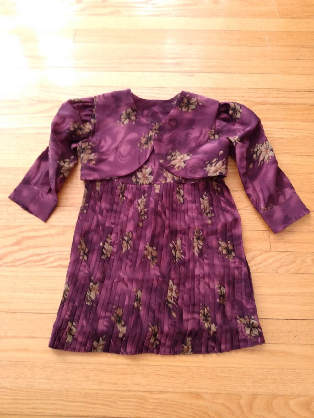 Vintage Girl's Handmade Mennonite Prairie Dress Old Colony Style 23" Chest